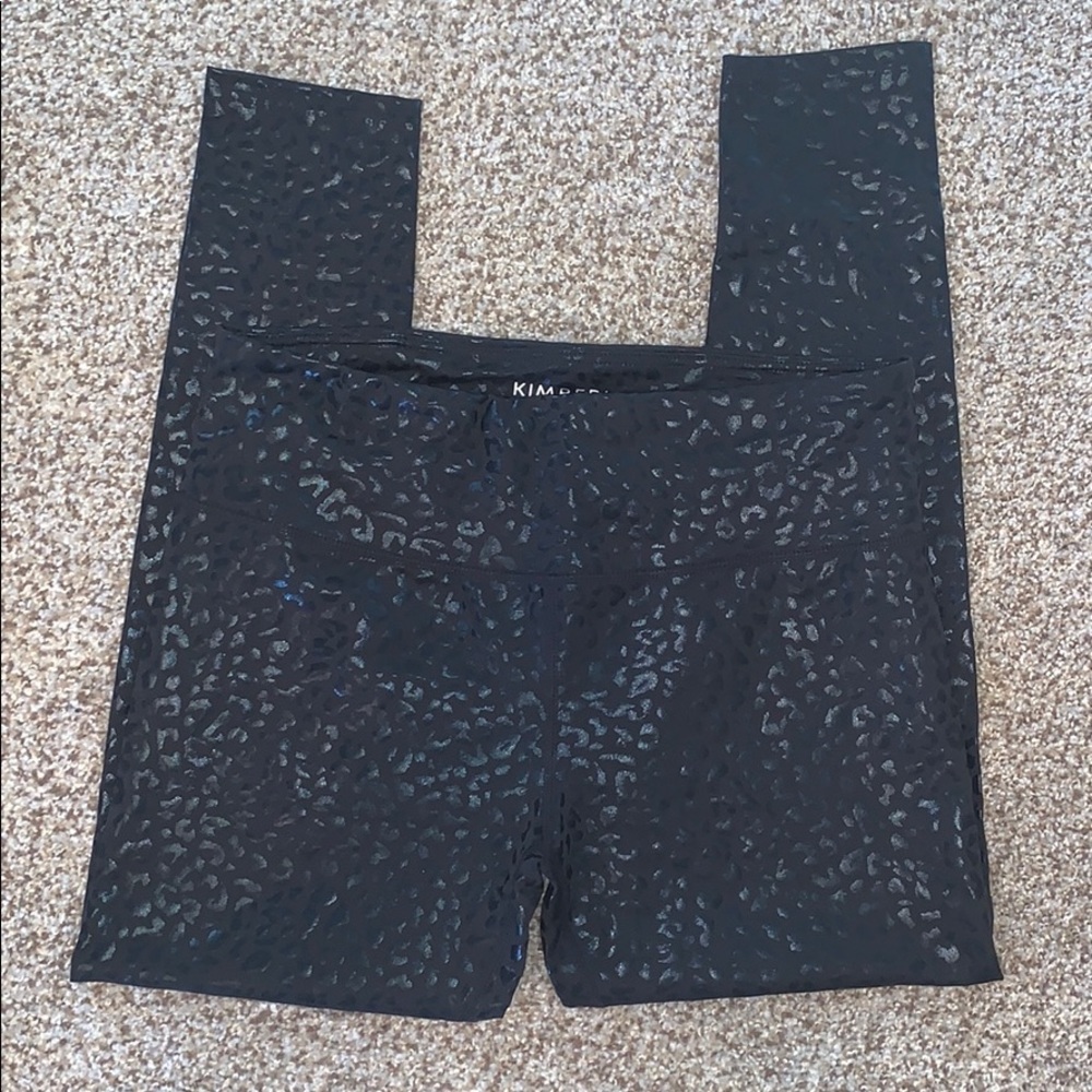 Kimberly Leopard Leggings size L - Picture 2 of 4